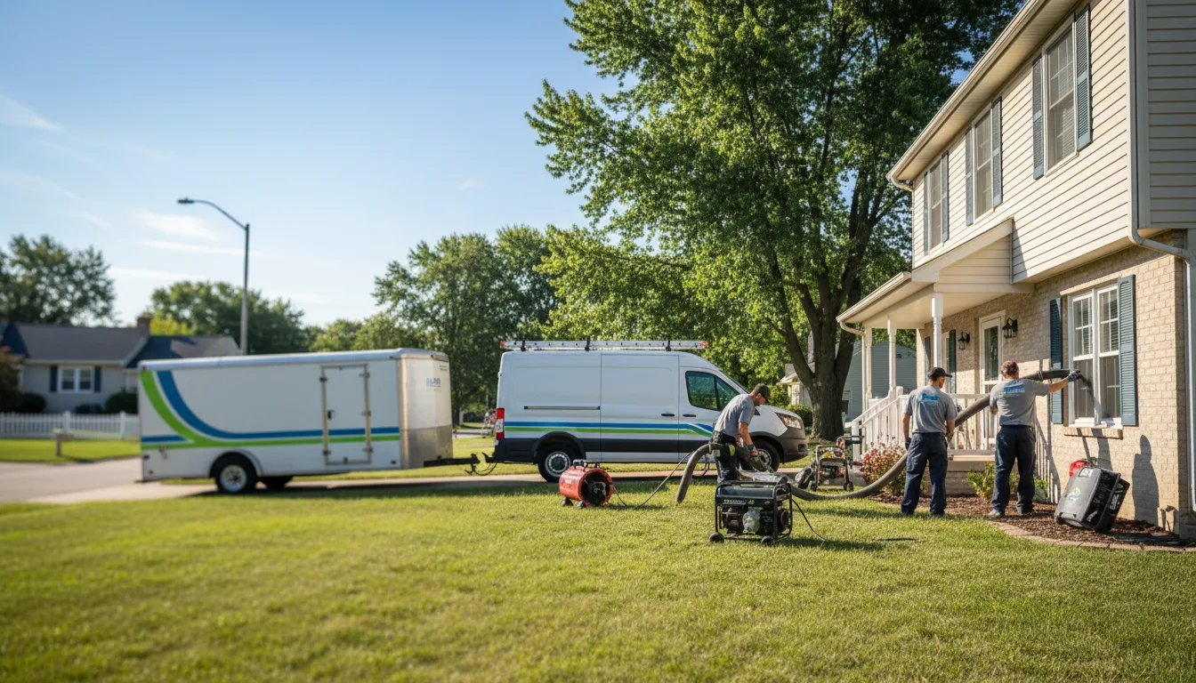 Flooded Basement Restoration And Cleanup With Repair in North Freedom, WI near me